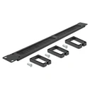 Αξεσουάρ για Καμπίνες Rack Delock Cable Management 66488, 19"/1U 3X Γάντζοι & Βούρτσα, Μαύρο