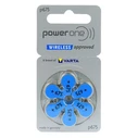 Μπαταρίες Ακουστικών Βαρηκοΐας Power One P675, Mercury Free, 1.45V, 6τμχ