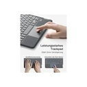 inateck AceTouch Αποσπώμενο Bluetooth Πληκτρολόγιο Θήκη για iPad 11" QWERTZ Γκρι (KB04111)