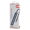 Docking Station Cabletime CT-Hbp2-Ag7, 7 Θυρών, USB-C, 4K, 100W, Γκρι