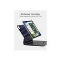 Inateck Magnetic Keyboard Case for iPad Air / Pro 11" KB09119 — QWERTZ, Black