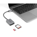 Card Reader Delock 91009 για SD & Micro Sd, USB-C, 5 Gbps, Γκρι