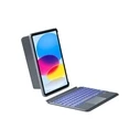 Inateck AceTouch KB04112 Αφαιρούμενο Πληκτρολόγιο-Θήκη για iPad 10ης/11ης Γενιάς (QWERTZ, Γκρι)