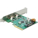 Controller Delock Κάρτα Επέκτασης Pci Express X4 σε 2X USB-C 90397, 10 Gbps