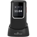 Κινητό Τηλέφωνο Powertech Sentry 4G Flip, 2.8/1.77", Dual Sim, Πλήκτρο Sos, Μαύρο