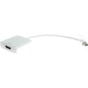 Αντάπτορας Mini DisplayPort Powertech σε HDMI CAB-Dp036, 0.20M, Λευκός
