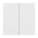 Sonoff Zbm52c86w Διακόπτης Τοίχου Wi‑Fi Διπλός με Πλαίσιο Λευκός