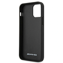 AMG AMHCP12SGSEBK Apple iPhone 12 mini hardcase Leather Debossed Lines black