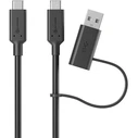 Καλώδιo USB Alogic Elements Series USB-C to USB-A Adapter 1.2M Male-Male 5A/