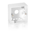 Πρίζα Δικτύου Equip surface-mounted bracket for front panels RAL 1013 pearl White