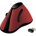 Ποντίκι Ασύρματο Logilink ergonomisch vertikal, Funk 2.4 GHz, Red