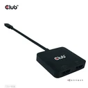 Docking Station Club 3D MST-USB 3.2 Typ C > 2x HDMI 4K60Hz +100W PD St/Bu