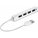 USB Hub Speedlink USB-SNAPPY SLIM, 4-Port, Passiv, White