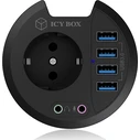 USB Hub 4-Port IcyBox USB 3.0 IB-Hub1430 Tisch-extern