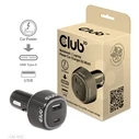 Φορτιστής Αυτοκινήτου Club 3D USB 1xUSB C, 1xUSB A, 63W, 12/24V