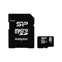 Κάρτα Μνήμης microSD 8GB Silicon Power SDHC CL.10 inkl. Adapter