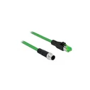 Καλώδιο Δικτύου Delock M12 4 Pin D-kodiert > RJ45 St PVC 2m