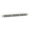 Patch Panel Equip 48x RJ45 Cat6A 19" FTP 1HE Premium light gray