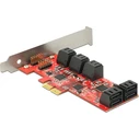 Controller Delock PCI Expr 10x SATA III int +Low Profile