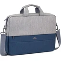 Τσάντα Laptop Riva NB Tasche Prater 15,6" grey/blue 7532