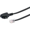 Καλώδιο Δικτύου Blackiger DSL-cable RJ12 6P2C -> TAE-F 6P4C 6m Black