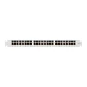 Patch Panel Lanberg 24-Port 1U 19" Cat. 7 FTP shielded gray