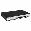 Network Switch 280mm D-Link DGS-1210-08P 2*SFP/ 8*GE PoE