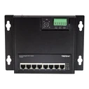 Network Switch Trendnet 8-Port Industrial Gigabit PoE+ WallMount Front Acc.