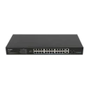 Network Switch Lanberg 24X 100MB DSP+/2X Combo Rack 19" 360W V2