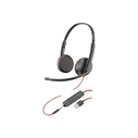 Multimedia Headset Poly Blackwire C3225 Stereo 3,5mm