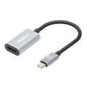 Αντάπτορας USB Manhattan USB-C to HDMI 4K 60Hz Alu Space grey