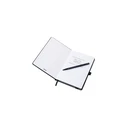 TROIKA BLACK SLIMPAD A5 Notepad with Silver Pen (NPP04/SI)