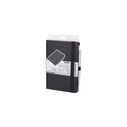 TROIKA BLACK SLIMPAD A5 Notepad with Silver Pen (NPP04/SI)