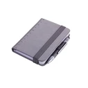 TROIKA DIN Mini Notepad LILIPAD + LILIPUT Tool Pen (Grey), 128 pages, Set