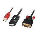 Αντάπτορας HDMI Lindy video cable - HDMI / VGA / USB - 3 m