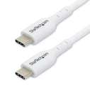 Καλώδιο USB-C StarTech 3m White 60W 3A PD - 24 pin - 3 m