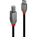 Καλώδιο USB-C Lindy Anthra Line 24 pin to USB Type B - 1 m