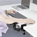 Arm Rest StarTech Adjustable For Desk, Clamp-On Install/No Drilling - Black