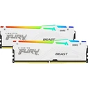 Μνήμη RAM Σταθερού DDR5 64GB Kingston FURY Beast RGB 2 x 32GB - DIMM 288-pin - 6400 MHz / PC5-51200