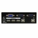 KVM Switch StarTech 2 Port Professional USB Kit with Cables - 2 ports