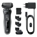 Ξυριστική Μηχανή Braun Series 5 51-W1500s Wet&Dry Black (432692)