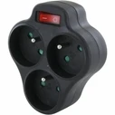 Πολύπριζο με 3 Πρίζες με διακόπτη Chacon Dominó 3x16A 