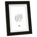 Κορνίζες τοίχου Deknudt S66KF2 P1 15x20 Wood black w. Passepartout