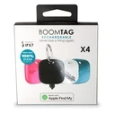 Tracker Boompods Boomtag Rechargeable 4 pcs. Black, Blue, White, Pink