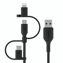 Καλώδιο USB Belkin 1,2m Lightn./Micro/USB-C - USB-A