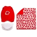 Lilliputiens Agathe Baby in Basket with Outfit and Blanket