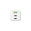 Φορτιστής Πρίζας Alkaya 65W USB-C+USB-A Adapter Triple Port - White
