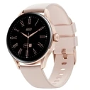 Smartwatch QCY Elite S11 Pink Gold - Small metal 1,19" AMODEL Fashion BT Call IPX8 Waterproof 7Day always