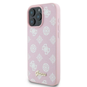 Guess GUHMP16LPGPYSP Apple iPhone 16 Pro hardcase Peony Script Logo MagSafe pink