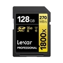 Κάρτα Μνήμης SDXC 128GB Lexar Professional 1800x UHS-II U3 ( 180/270 MB/s ) - 2 pack